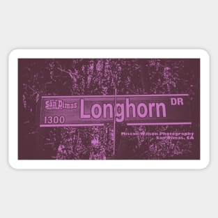 Longhorn Drive, San Dimas, CA by Mistah Wilson (Issue143 Edition) Sticker